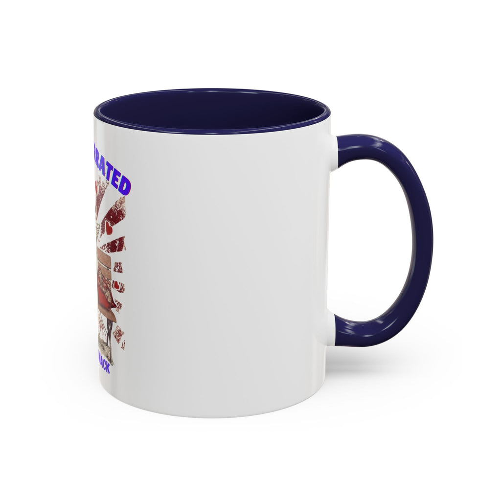 Coffee Mug — "Love Is Overrated, Let’s Have Some Snack" Funny Retro Grandma Novelty Mug