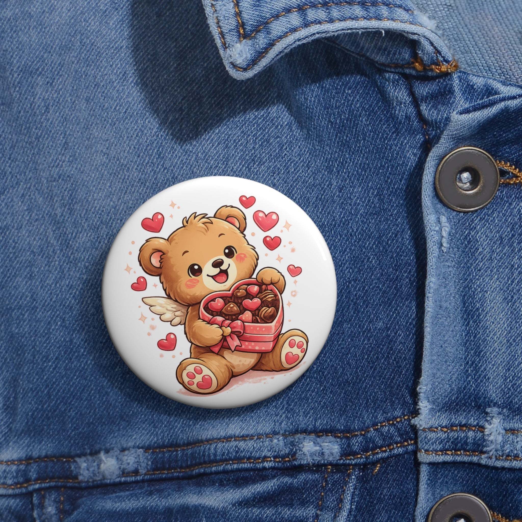 Fix Pin Buttons | Custom Enamel Style Button Pins