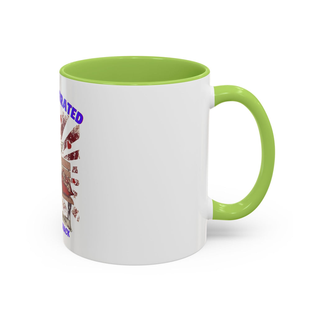 Coffee Mug — "Love Is Overrated, Let’s Have Some Snack" Funny Retro Grandma Novelty Mug