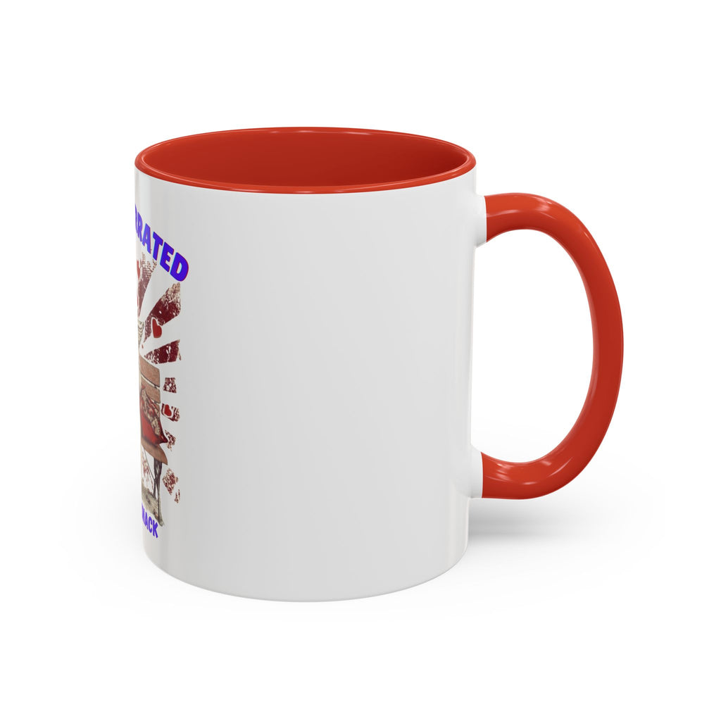 Coffee Mug — "Love Is Overrated, Let’s Have Some Snack" Funny Retro Grandma Novelty Mug