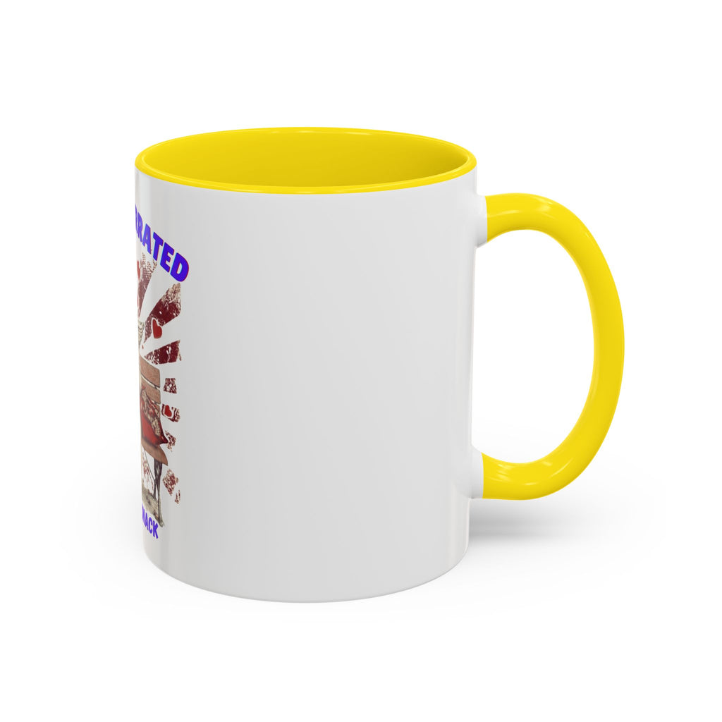 Coffee Mug — "Love Is Overrated, Let’s Have Some Snack" Funny Retro Grandma Novelty Mug