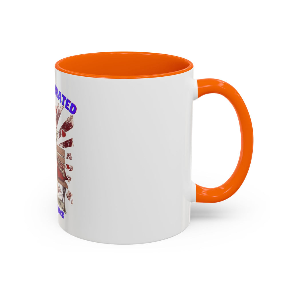 Coffee Mug — "Love Is Overrated, Let’s Have Some Snack" Funny Retro Grandma Novelty Mug