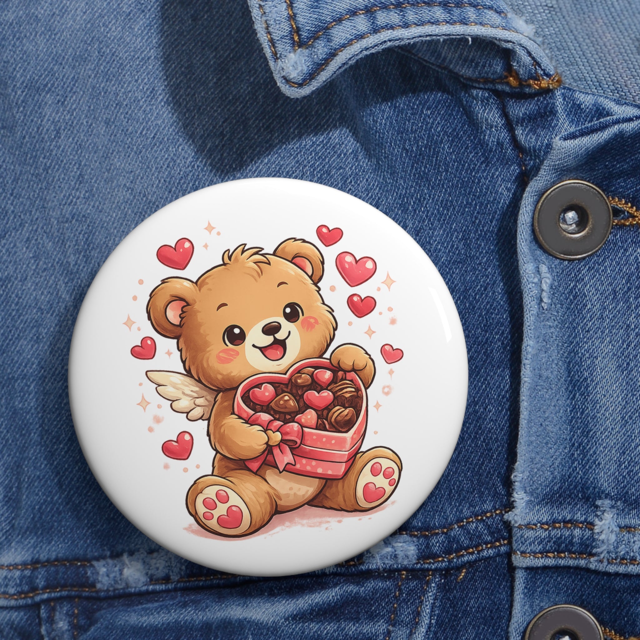 Fix Pin Buttons | Custom Enamel Style Button Pins